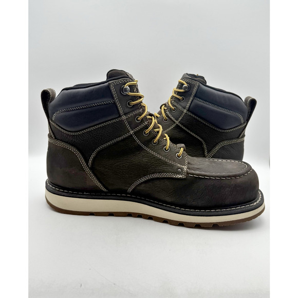 Keen Mens Cincinnati 6" Work Boot US 15 Wide EU 48 Brown Composite Toe WP NIB - Picture 5 of 14